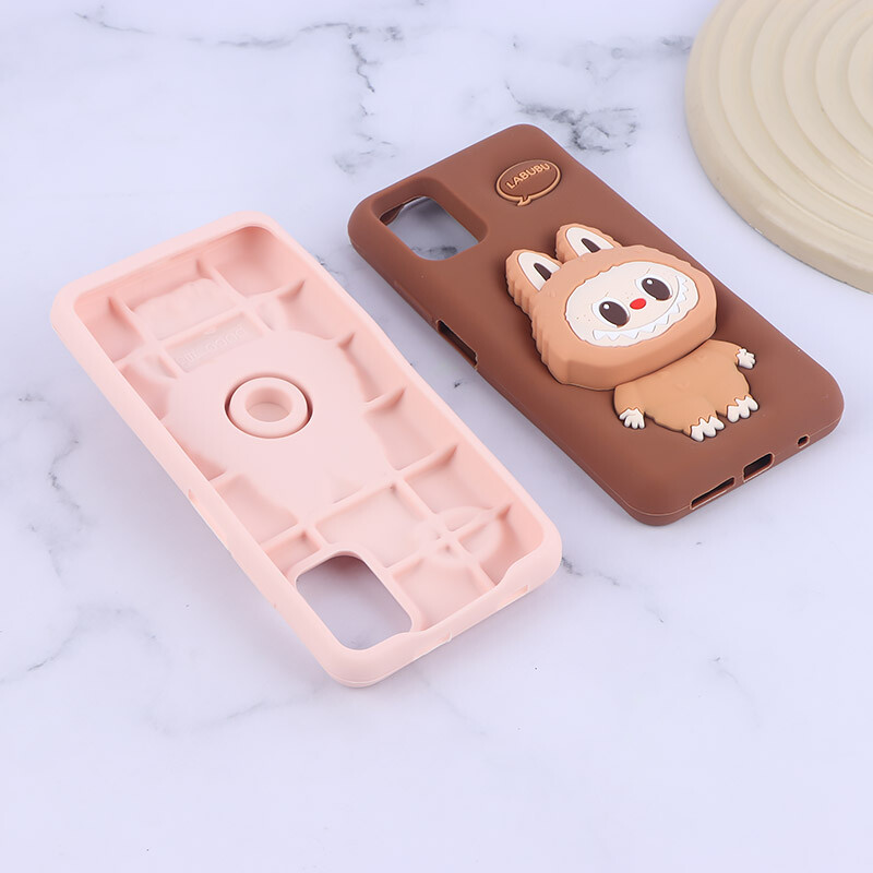 قاب سیلیکونی شیائومی Poco M3 پاپ سوکت دار طرح Labubu