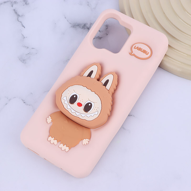 قاب سیلیکونی شیائومی Redmi 12 پاپ سوکت دار طرح Labubu