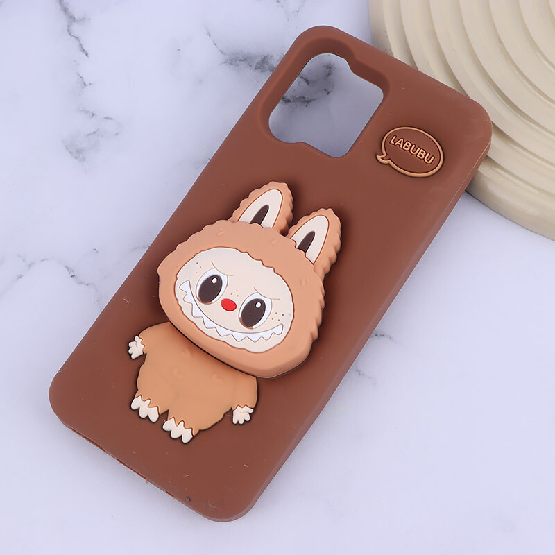 قاب سیلیکونی شیائومی Redmi 12 پاپ سوکت دار طرح Labubu