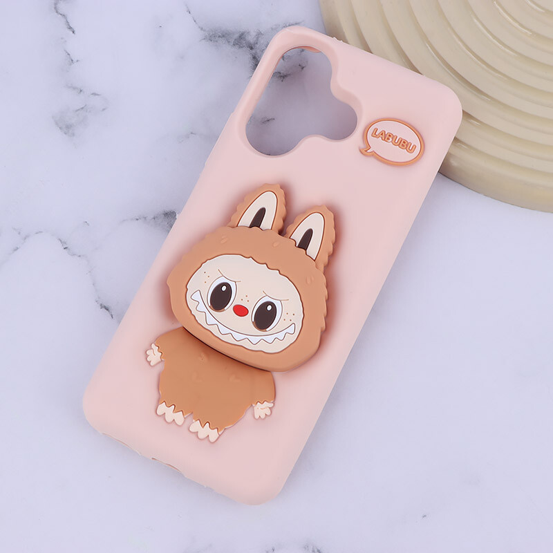 قاب سیلیکونی شیائومی Redmi 13 4G / Redmi 13 5G پاپ سوکت دار طرح Labubu