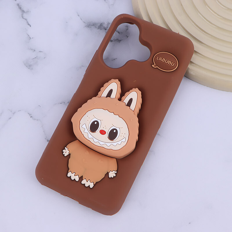 قاب سیلیکونی شیائومی Redmi 13 4G / Redmi 13 5G پاپ سوکت دار طرح Labubu