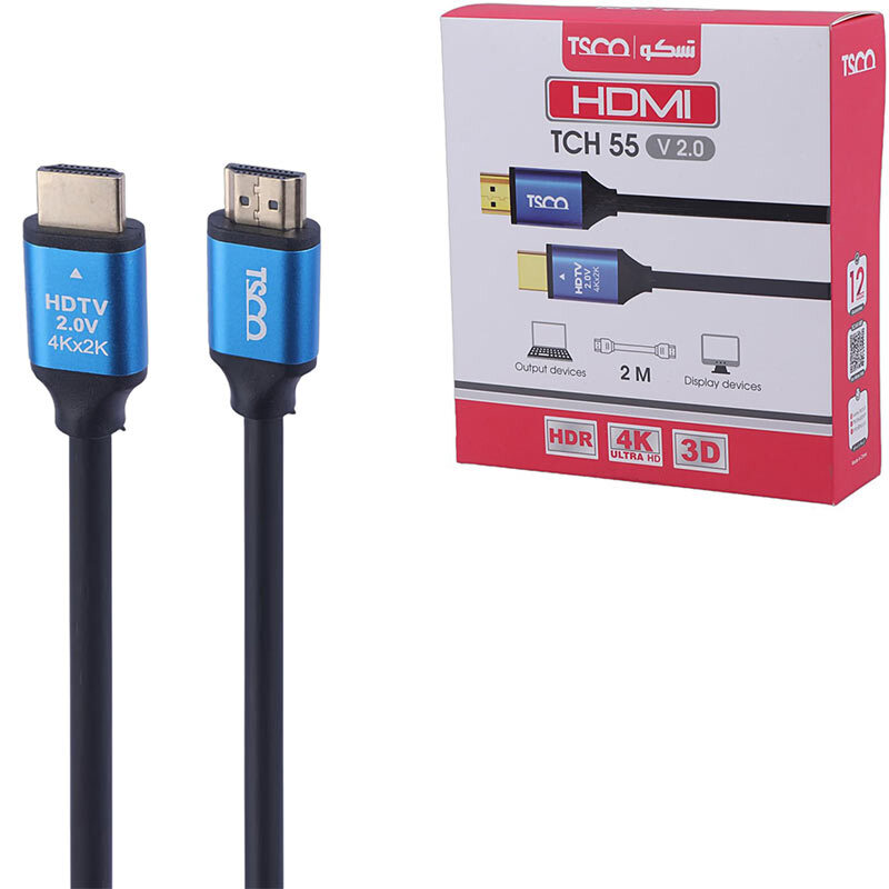 کابل HDMI 4K تسکو TCH 55 طول 2 متر