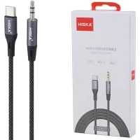 کابل تبدیل Type-C به AUX هیسکا W45 طول 1 متر