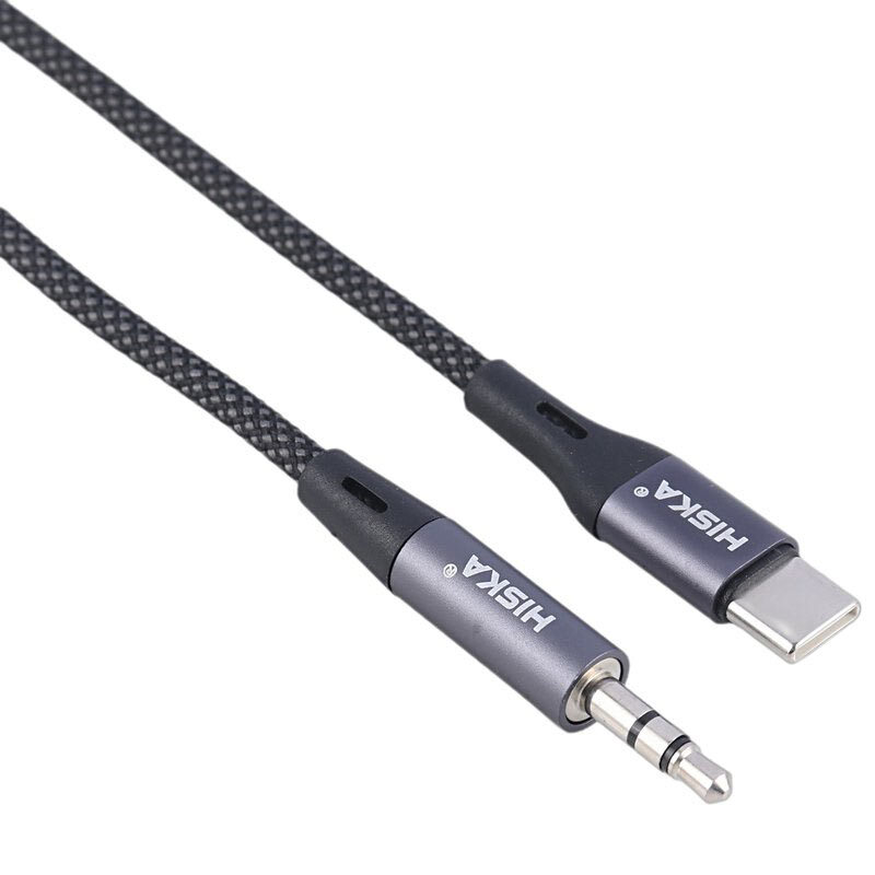 کابل تبدیل Type-C به AUX هیسکا W45 طول 1 متر