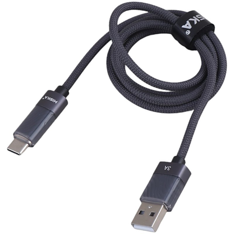 کابل تایپ سی فست شارژ 3 آمپر هیسکا LX-821AC طول 1 متر