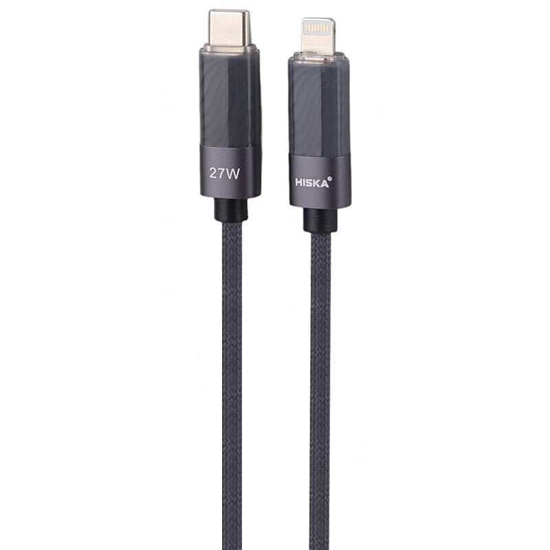 کابل تایپ سی به لایتنینگ فست شارژ 27 وات هیسکا LX-821CL طول 1 متر