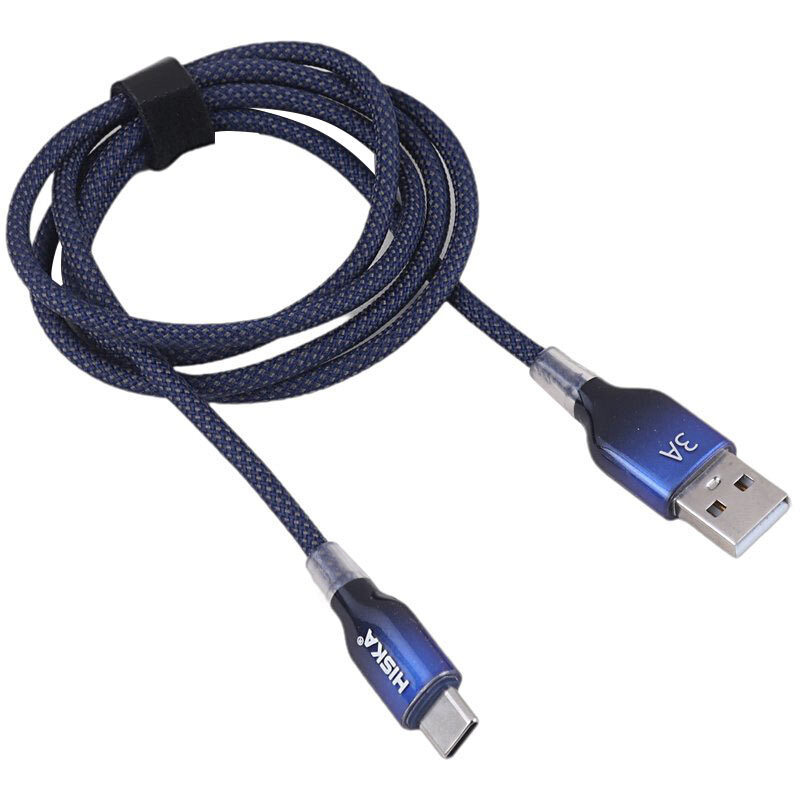 کابل تایپ سی فست شارژ 3 آمپر هیسکا LX-911AC طول 1 متر