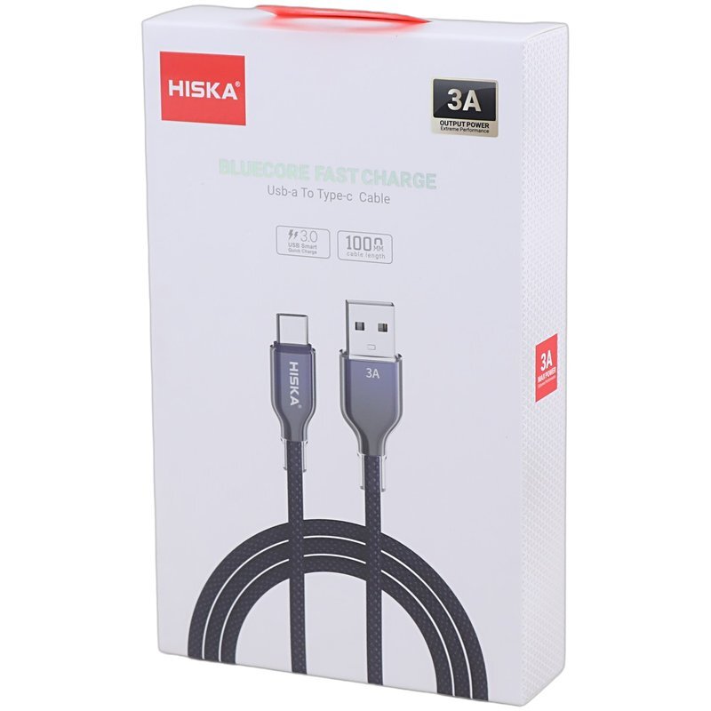 کابل تایپ سی فست شارژ 3 آمپر هیسکا LX-911AC طول 1 متر
