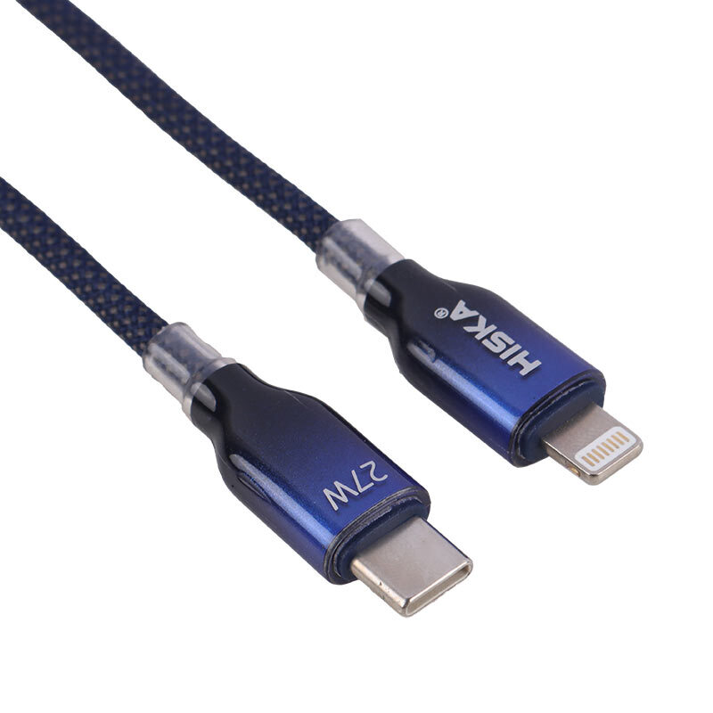 کابل تایپ سی به لایتنینگ فست شارژ 27 وات هیسکا LX-911CL طول 1 متر