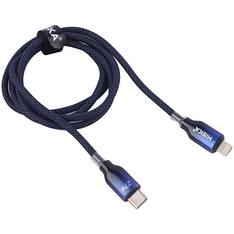 کابل تایپ سی به لایتنینگ فست شارژ 27 وات هیسکا LX-911CL طول 1 متر