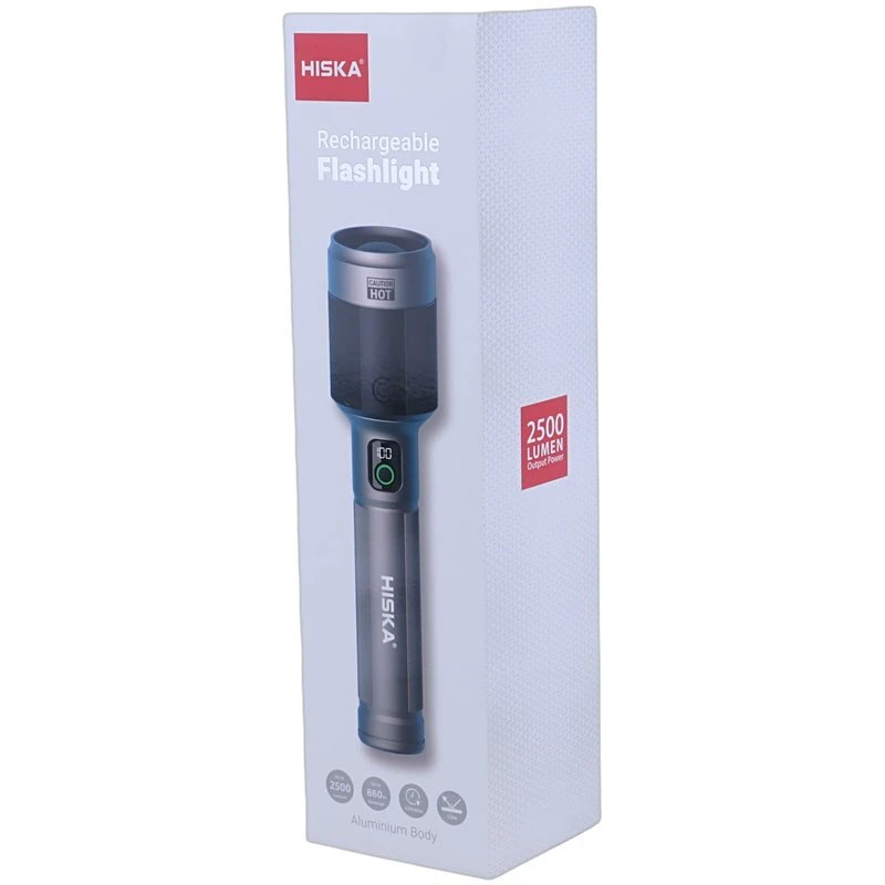 چراغ قوه شارژی Hiska HR-48