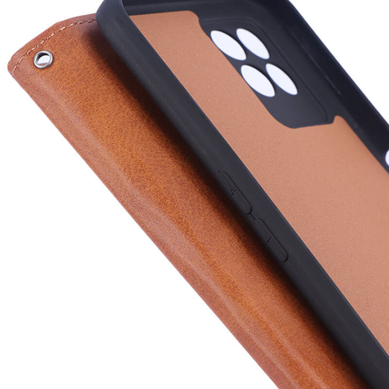 کیف چرمی مگنتی ریلمی Narzo 50 محافظ لنزدار