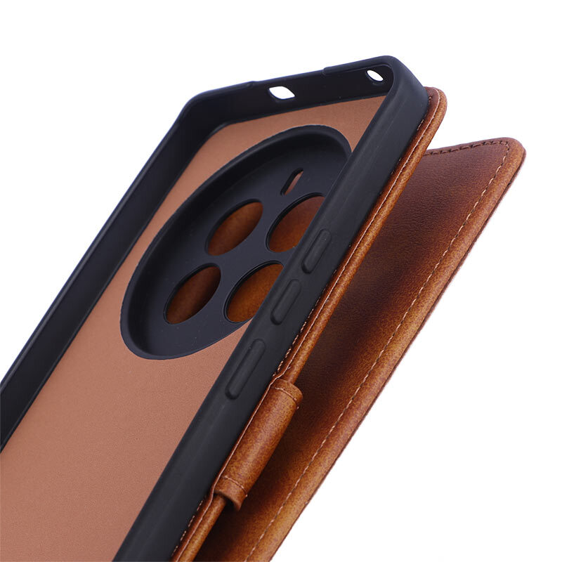 کیف چرمی مگنتی ریلمی Realme 12 Pro Plus محافظ لنزدار