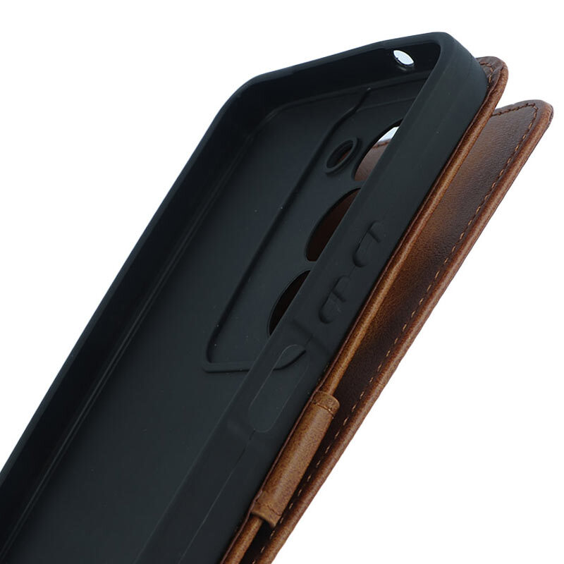 کیف چرمی مگنتی شیائومی Redmi 15 محافظ لنزدار