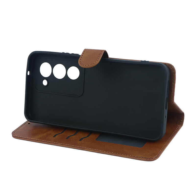 کیف چرمی مگنتی شیائومی Redmi 15 محافظ لنزدار