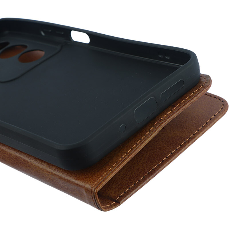 کیف چرمی مگنتی شیائومی Redmi 15 محافظ لنزدار