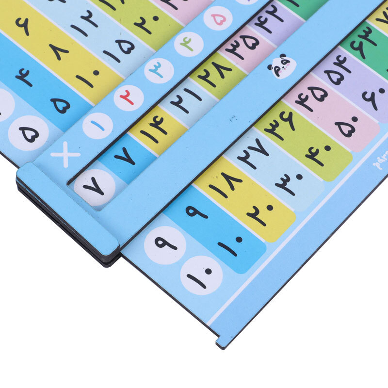 مجموعه آموزشی جدول ضرب چوبی رنگی پارسام