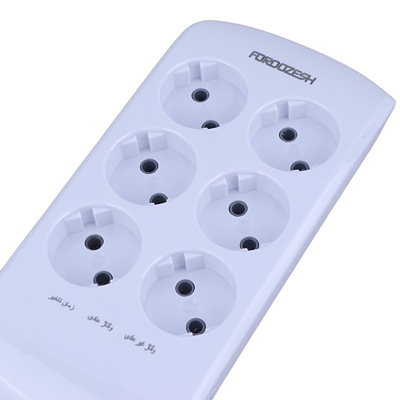 محافظ برق دیجیتال کامپیوتر و صوتی تصویری 6 خانه فروزش Lotus LT600D با کابل 2.8 متری