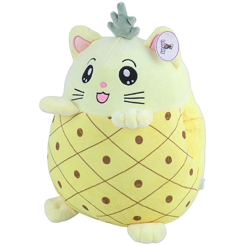 عروسک نانو آناناس و توت فرنگی بالشتی به همراه پتو کد 5975/24