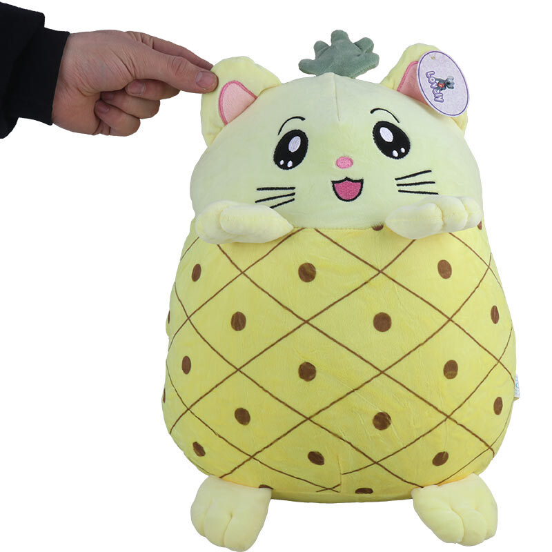 عروسک نانو آناناس و توت فرنگی بالشتی به همراه پتو کد 5975/24