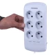 محافظ برق دیجیتال کامپیوتر و صوتی تصویری 6 خانه فروزش Lotus LT600D با کابل 2.8 متری