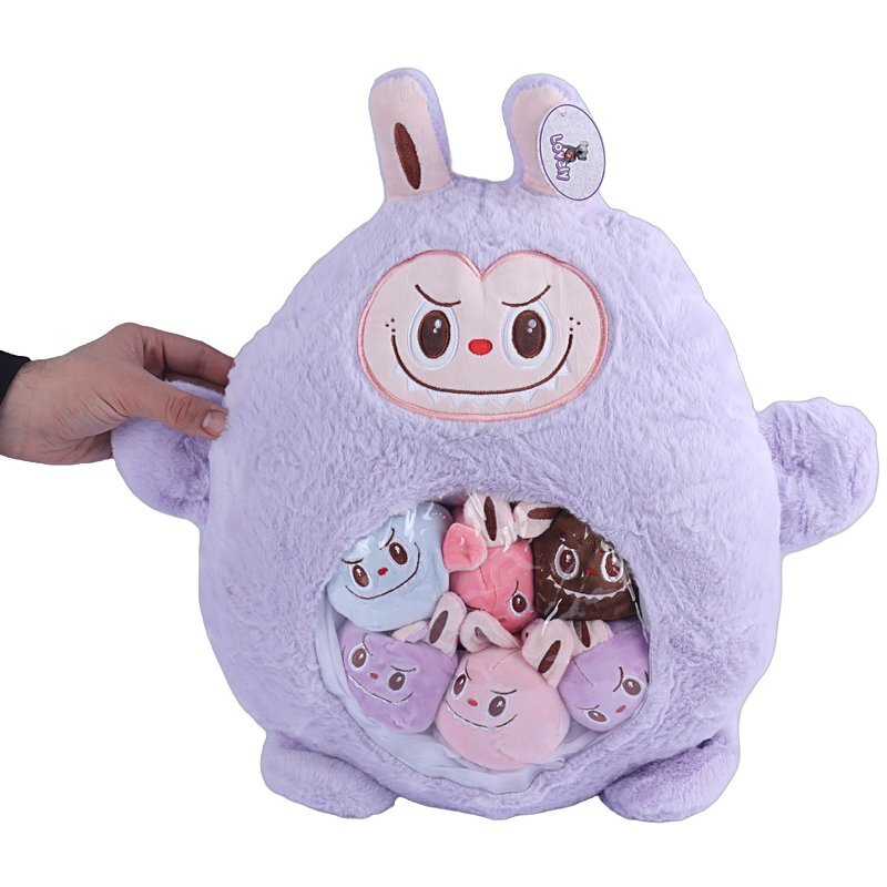 عروسک پولیشی لبوبو بچه دار کد 707/14