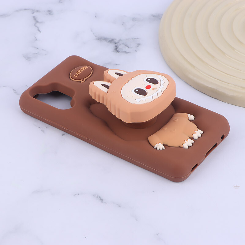 قاب سیلیکونی سامسونگ Galaxy A32 4G پاپ سوکت دار طرح Labubu