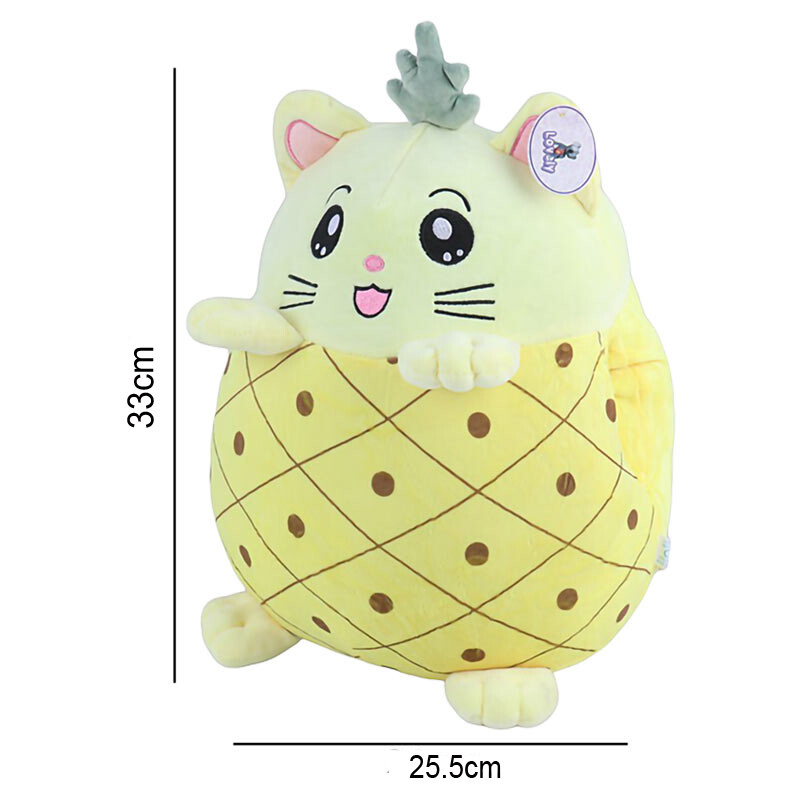 عروسک نانو آناناس و توت فرنگی بالشتی به همراه پتو کد 5975/24