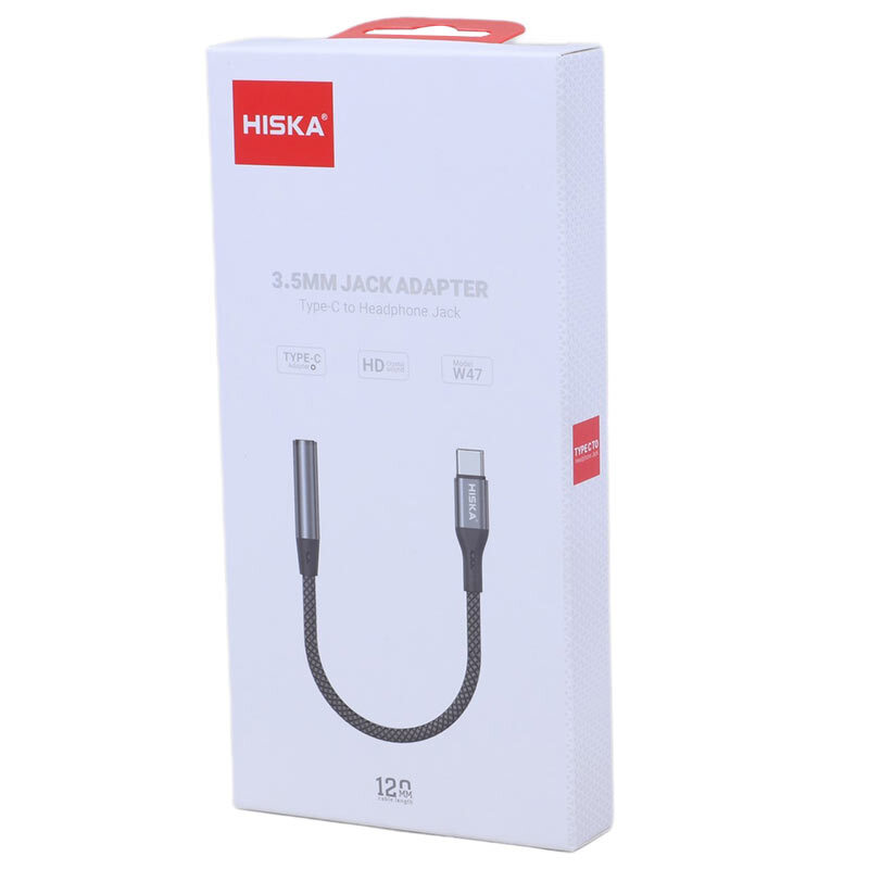 تبدیل Type-C به جک 3.5 میلی متری هیسکا W47