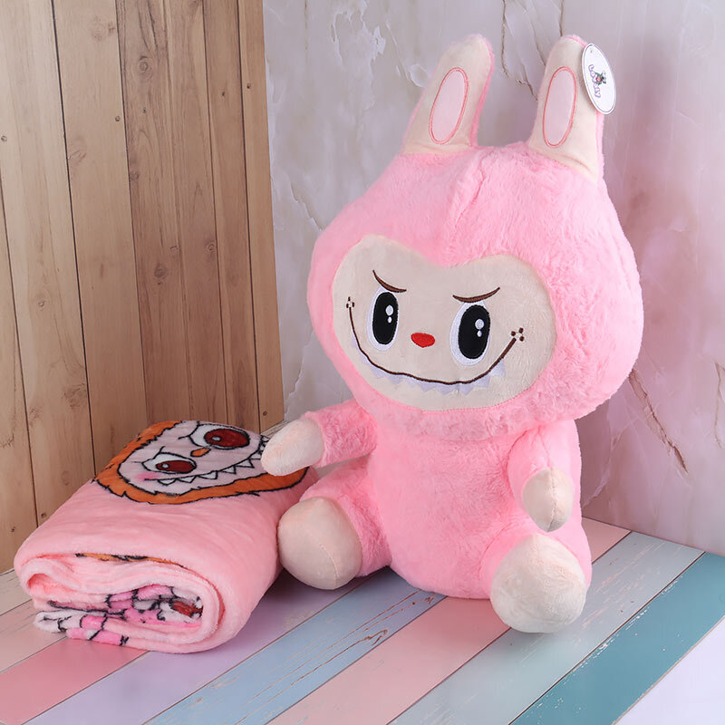 عروسک پولیشی لبوبو بالشتی به همراه پتو کد 707/5