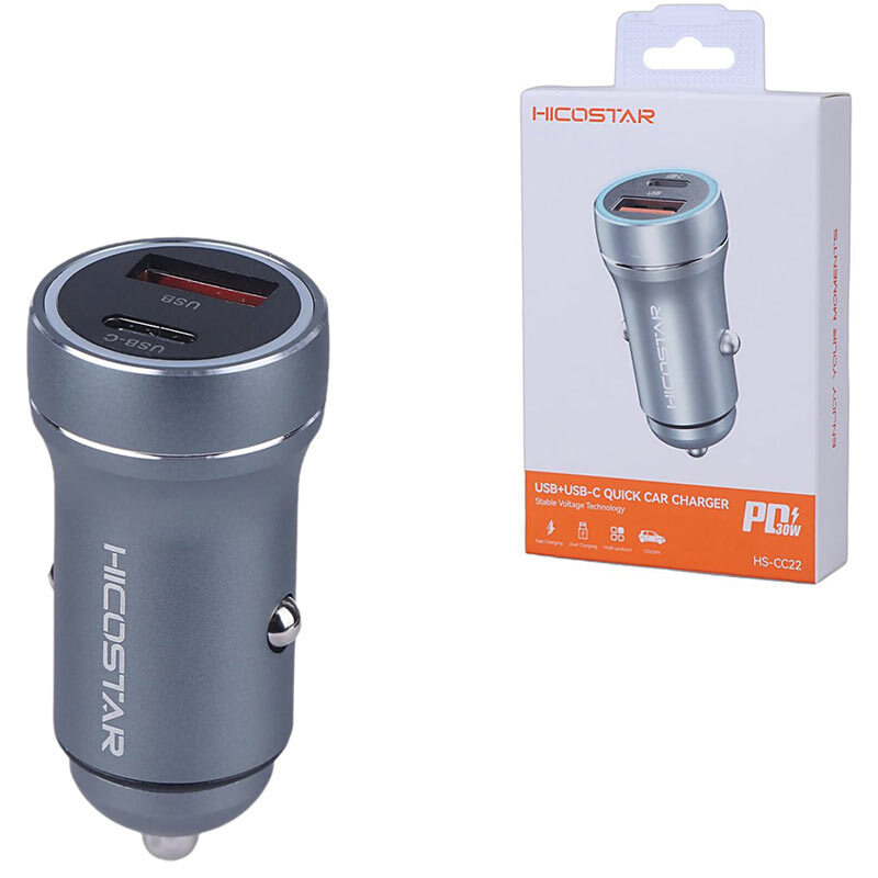 شارژر فندکی 30 وات هایکو استار HS-CC22