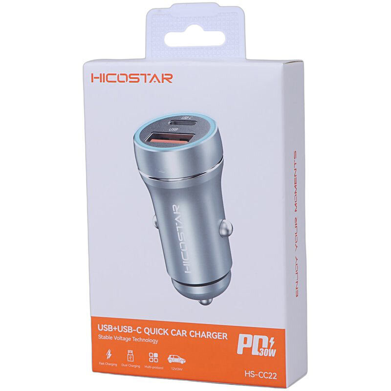 شارژر فندکی 30 وات هایکو استار HS-CC22