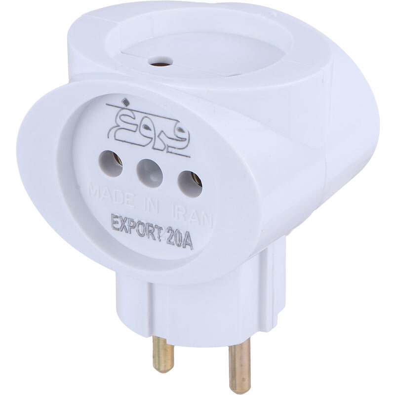 سه راهی تپل گرد برنجی فروغ الکتریک وحید