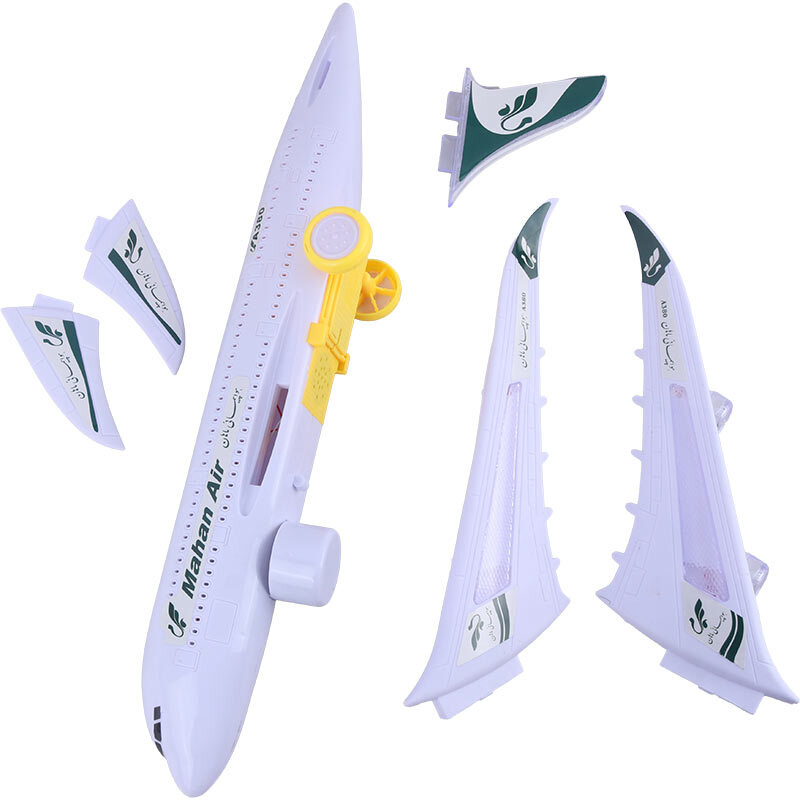 اسباب بازی هواپیما موزیکال چرخشی Mahan A380 کد MH130-330