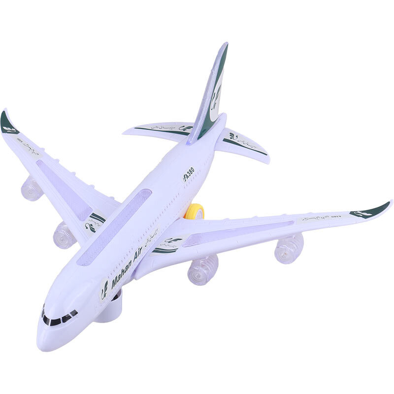 اسباب بازی هواپیما موزیکال چرخشی Mahan A380 کد MH130-330