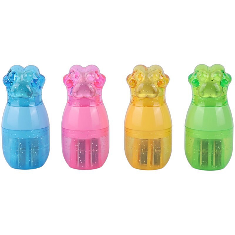 پاک کن و تراش مخزن دار طرح پنجه گربه WX-99726