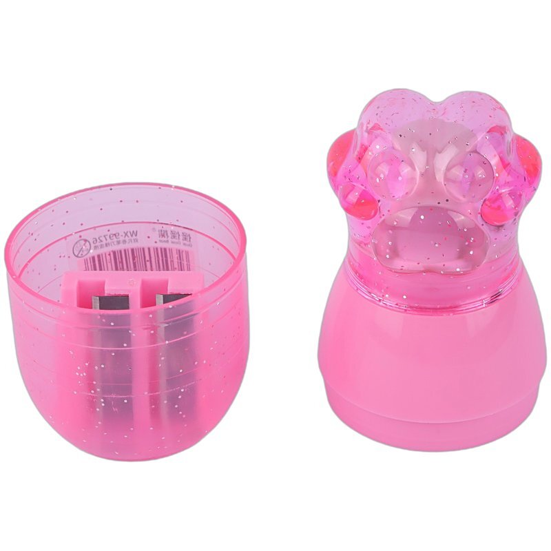 پاک کن و تراش مخزن دار طرح پنجه گربه WX-99726