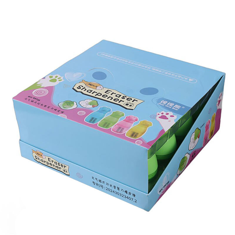 پاک کن و تراش مخزن دار طرح پنجه گربه WX-99726