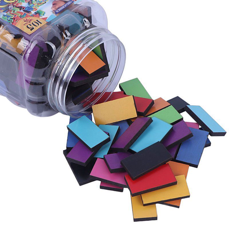 بازی فکری دومینو چوبی 105 تکه سطلی یار مهربان کد 010247