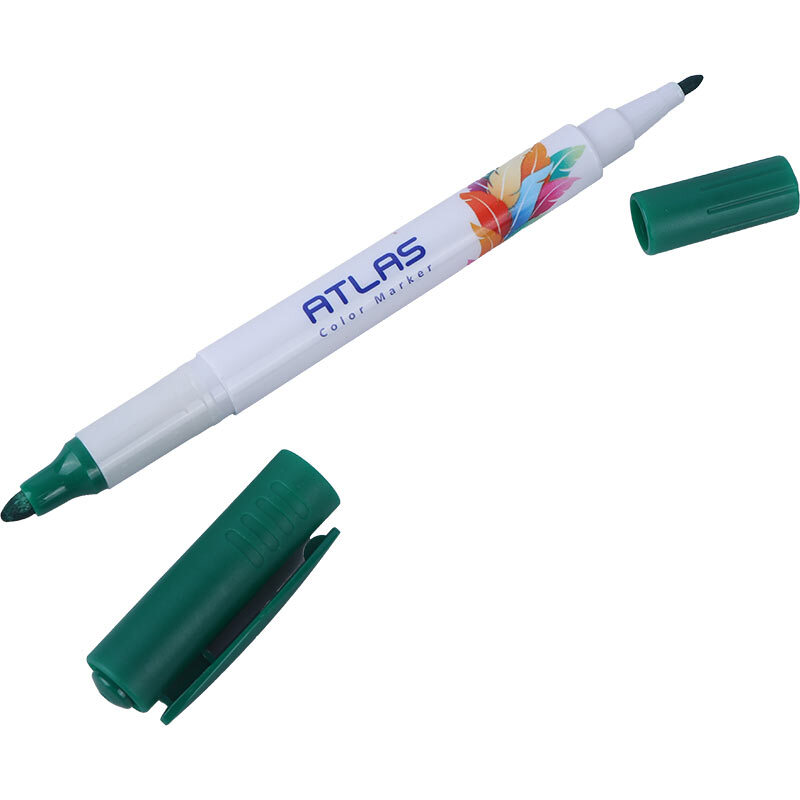 ماژیک نقاشی دو سر 12 رنگ اطلس