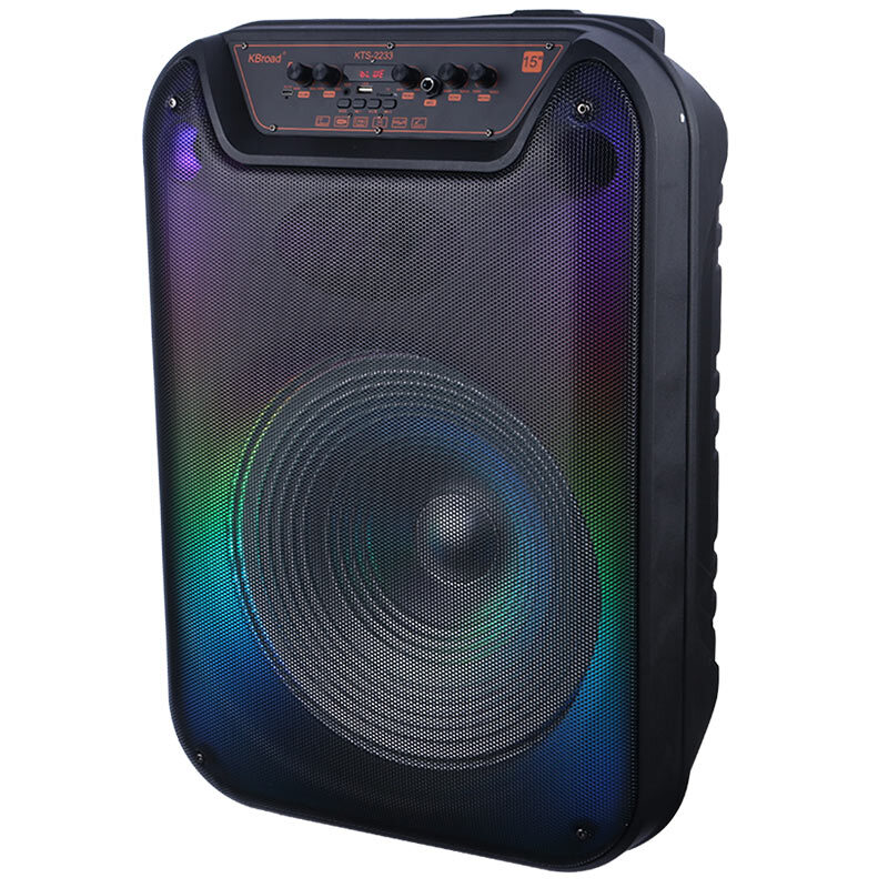 اسپیکر چمدانی بلوتوثی کی برود KTS-2233 + میکروفون