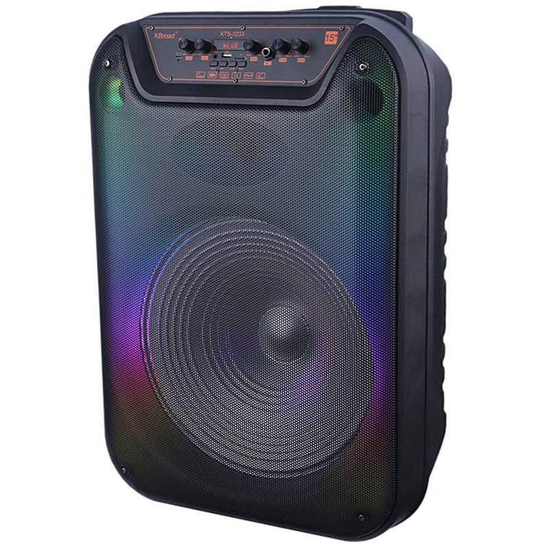 اسپیکر چمدانی بلوتوثی کی برود KTS-2233 + میکروفون