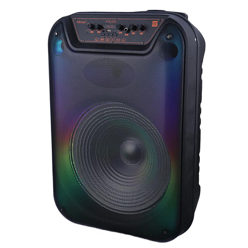 اسپیکر چمدانی بلوتوثی کی برود KTS-2233 + میکروفون