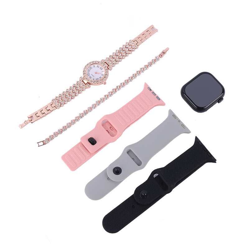 ساعت هوشمند کیگی ویر KW72 Mini + یک عدد ساعت عقربه ای زنانه