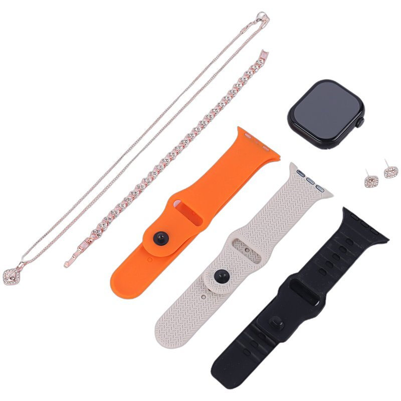 پکیج ساعت هوشمند و دستبند و گوشواره کیگی ویر KW73 mini