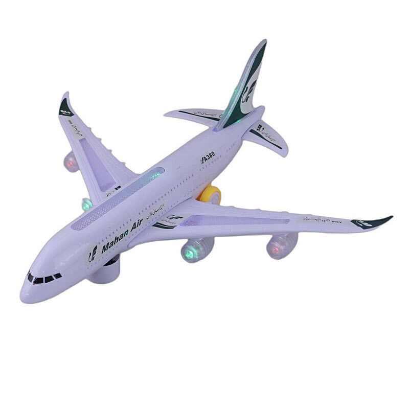 اسباب بازی هواپیما موزیکال چرخشی Mahan A380 کد MH130-330