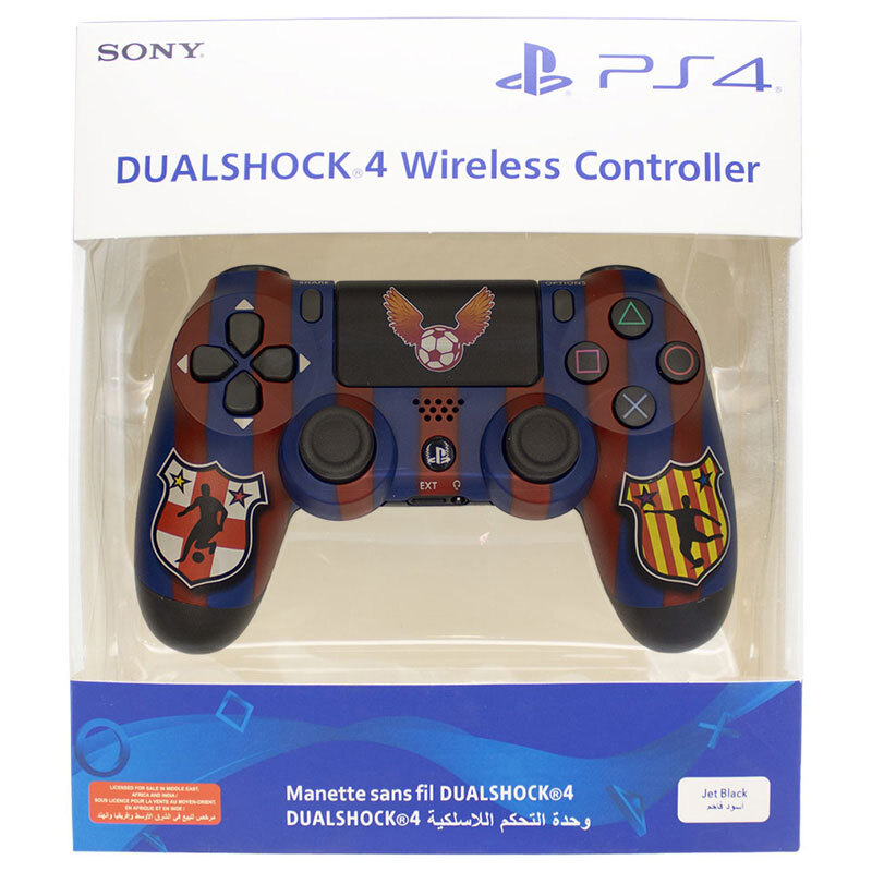 دسته بازی بی سیم SONY PlayStation 4 DualShock 4 High Copy طرح Barcelona کد 2