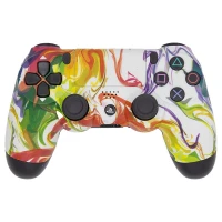 دسته بازی بی سیم SONY PlayStation 4 DualShock 4 High Copy طرح فانتزی آبرنگی کد 2