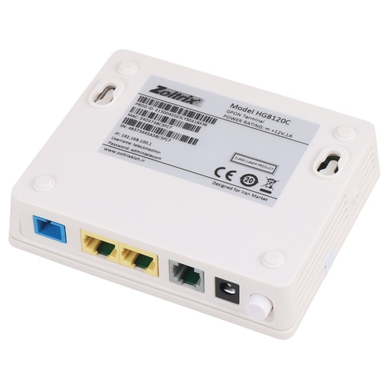 مودم روتر فیبر نوری زولتریکس HG8120C