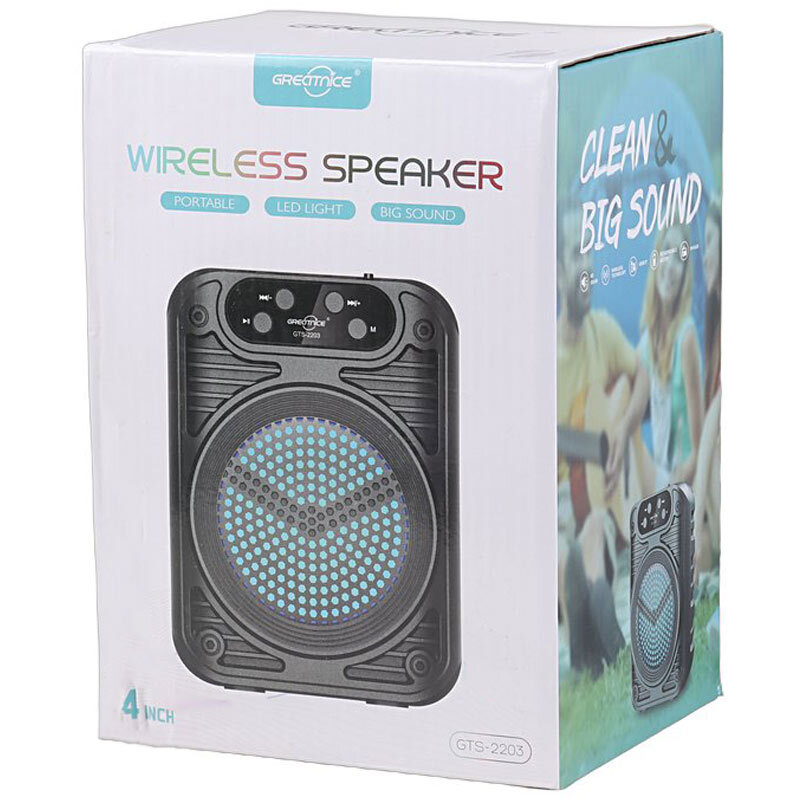 اسپیکر بلوتوثی گریت نایس GTS-2203